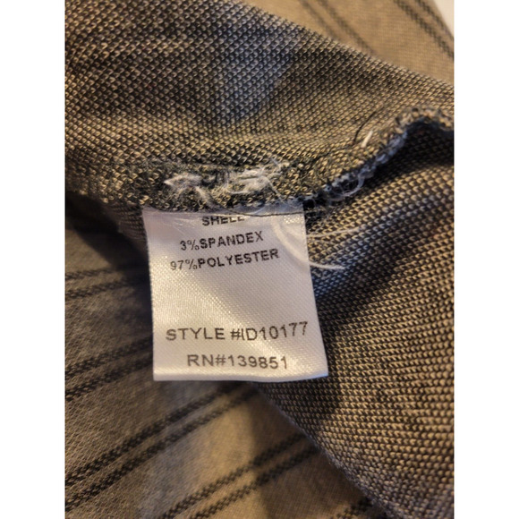 NWT Oddy Grayish Ombre Striped Hi-Low Short Sleeve Dress Women's Size Small - Picture 7 of 9